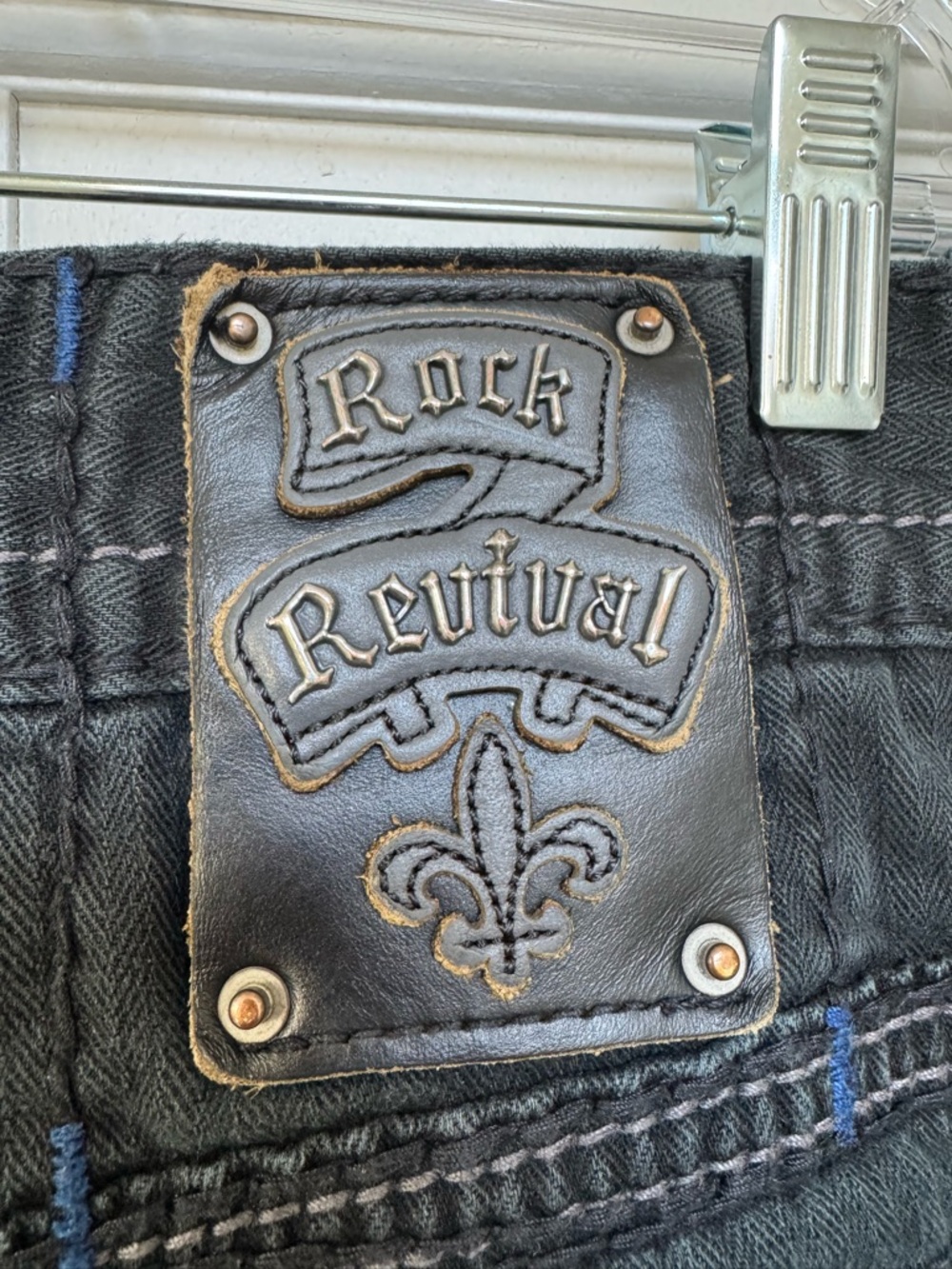Rock Revival Men's Black Jeans - Picture 5 of 16